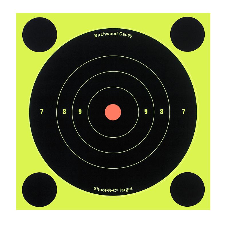 Birchwood Casey Shoot-N-C&reg; 6 Inch Bull's-Eye, 12 Targets - 144 Pasters