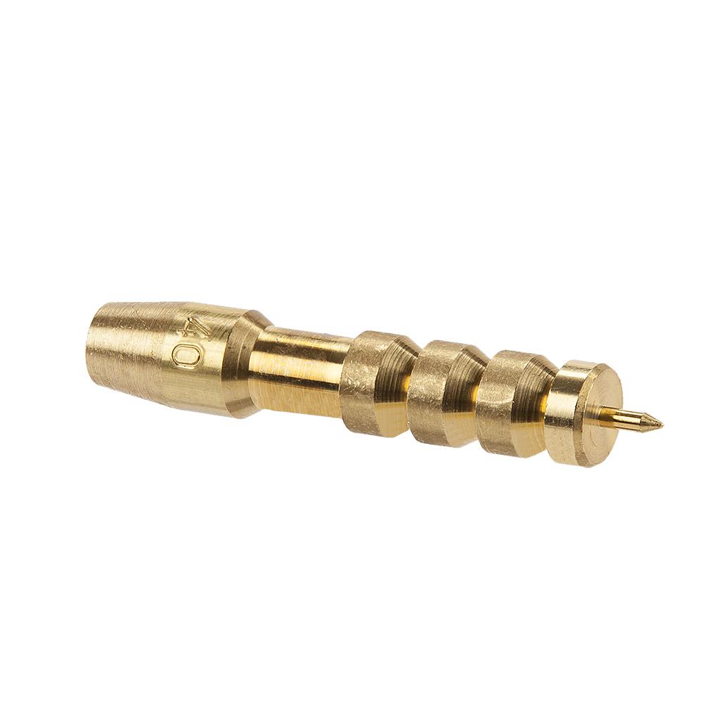 Dewey Brass Pistol Cleaning Jag .40 Calibre and 10mm, 12-28 Female Thread