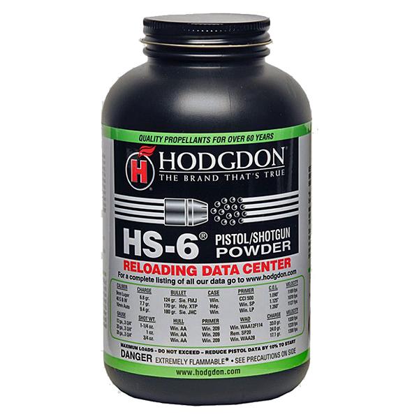 Hodgdon HS-6 Smokeless Propellant 1 Pound