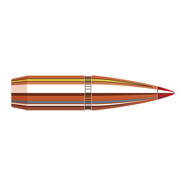 Hornady SST Bullets 270 Calibre (0.277" diameter) 140 Grain, Polymer Tip Boat Tail 100/Box