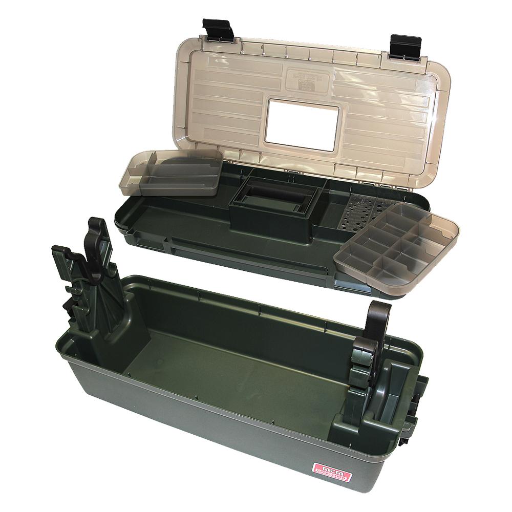 MTM Shooting Range Box, Plastic Forest Green