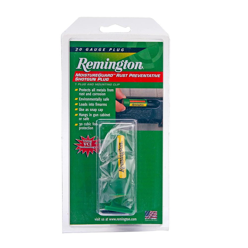 Remington MoistureGuard Shotgun Plug Rust Inhibitor 20 Gauge (Protects 30 Cubic Feet)