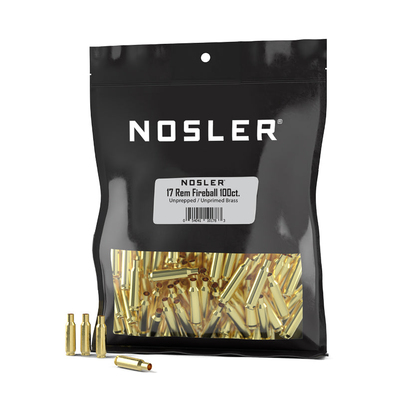 Nosler Bulk Brass 17 Remington Fireball Unprimed 100/Bag