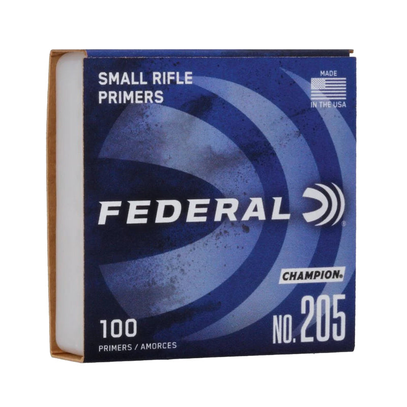 Federal Champion Centrefire Small Rifle Primers #205 — Reloading Solutions Limited