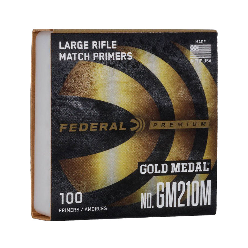 Federal Premium Gold Medal Centrefire Large Rifle Match Primers #GM210M