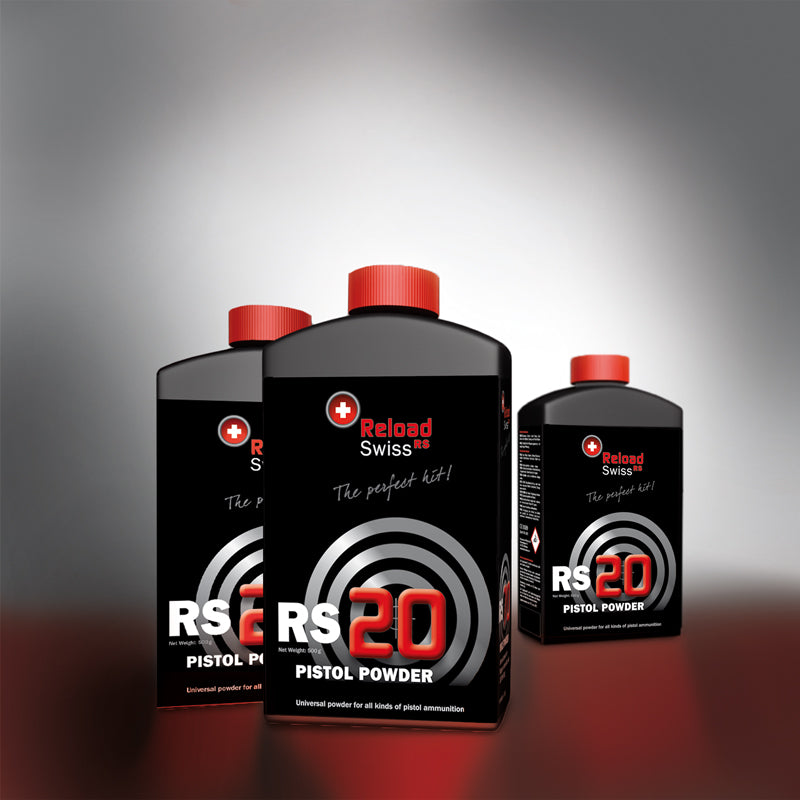 Reload Swiss 20 Smokeless Pistol Propellant, 500gm