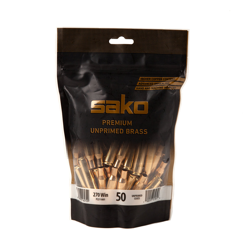 Sako Brass 270 Winchester Unprimed 50/Box