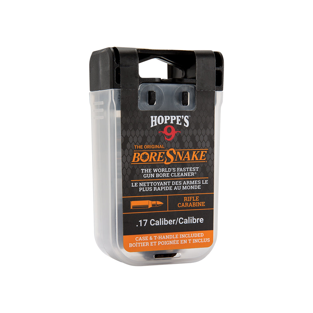 Hoppe's Boresnake Den Rifle Bore Cleaner with T-Handle, .17 HMR - .17 Calibre Centerfire