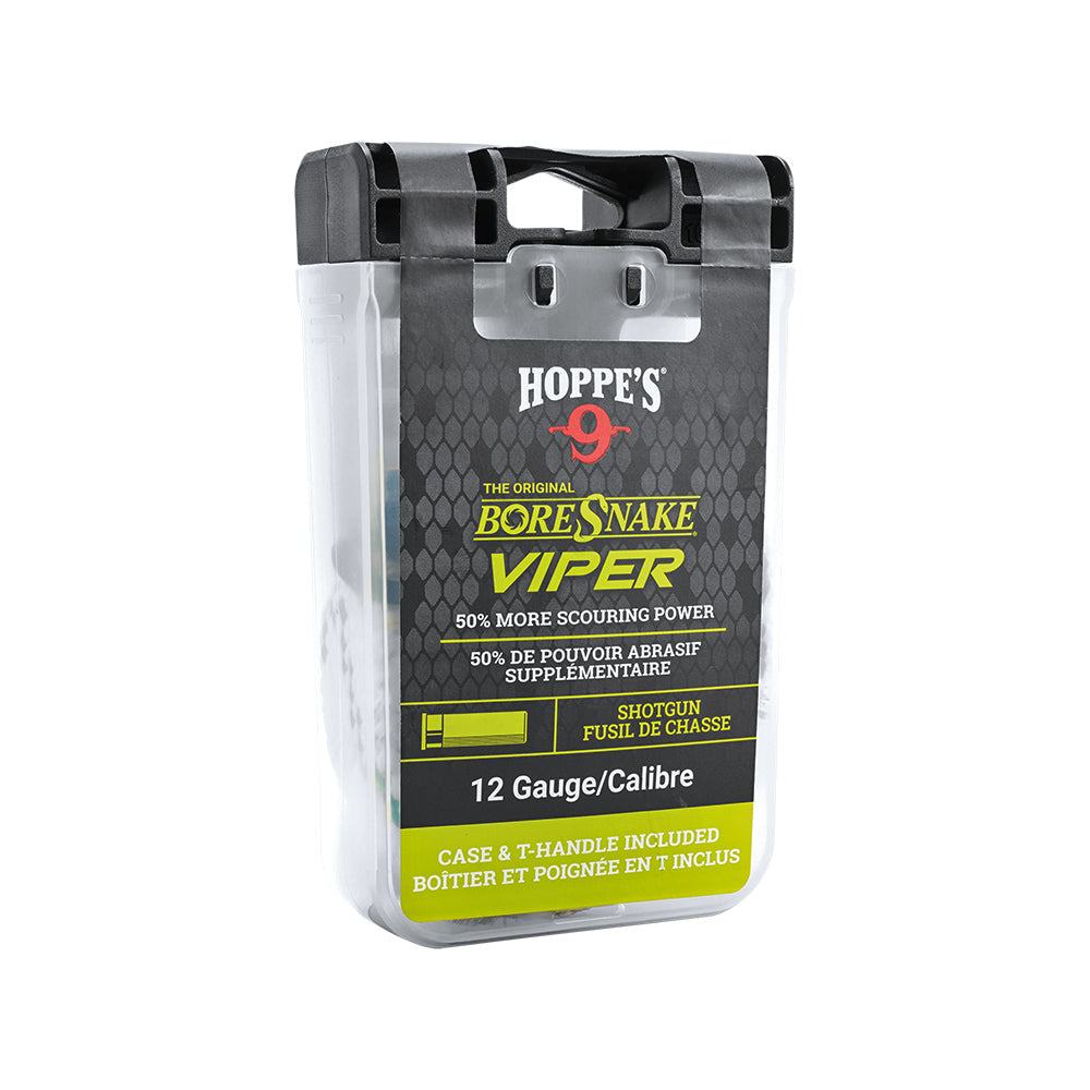 Hoppe's BoreSnake Viper Den Bore Cleaner with T-Handle, 12 Gauge Shotgun