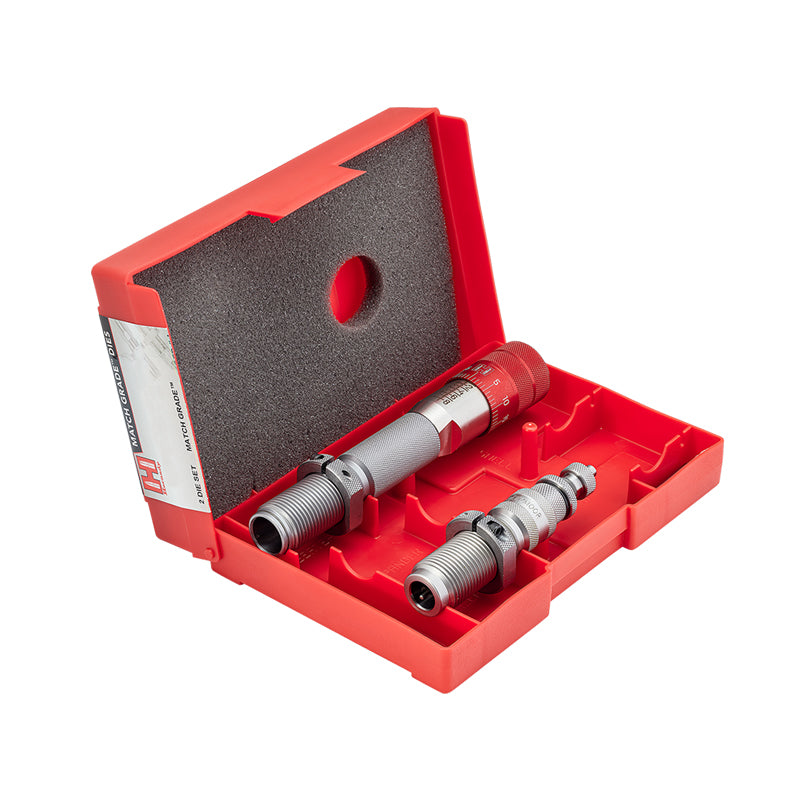 Hornady Custom Grade 2-Die Set For 7x57 Mauser (.284) - Reloading Dies With Zip Spindle & Floating Seater