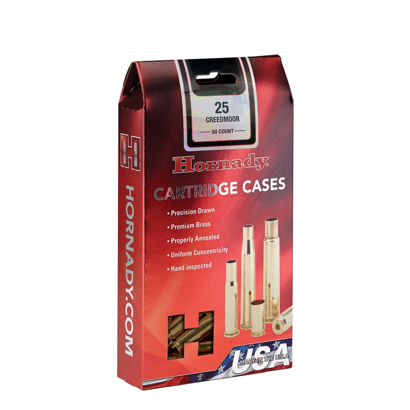 Hornady Brass 25 Creedmoor Unprimed 50/Box