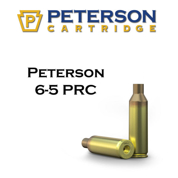 Peterson Brass 6.5 PRC Unprimed 50/Box