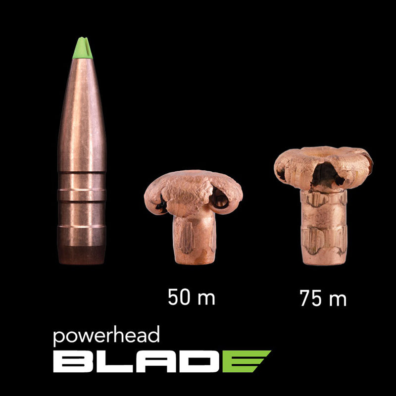 SAKO 657A BLADE Non-Toxic Hunting Bullets 30 Calibre (.308" diameter) 168gr Boat Tail Lead-Free 50/Box
