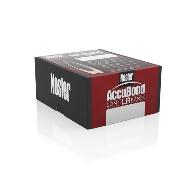 Nosler AccuBond Long Range Bullets 28 Calibre, 7MM (0.284" diameter) 150 Grain Bonded Spitzer Boat Tail 100/Box