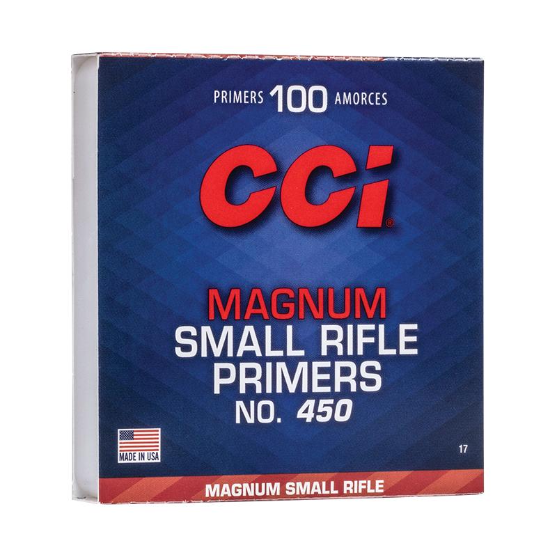 CCI® Centrefire Magnum Small Rifle Primers #450