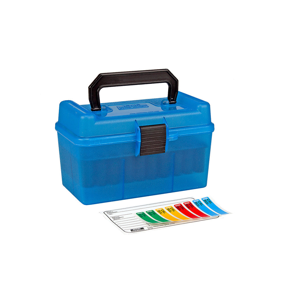 MTM Rifle Deluxe H-50 Series Flip-Top Ammo Box with Handle, H50-RM, 22-250 Remington, 243 Winchester, 308 Winchester