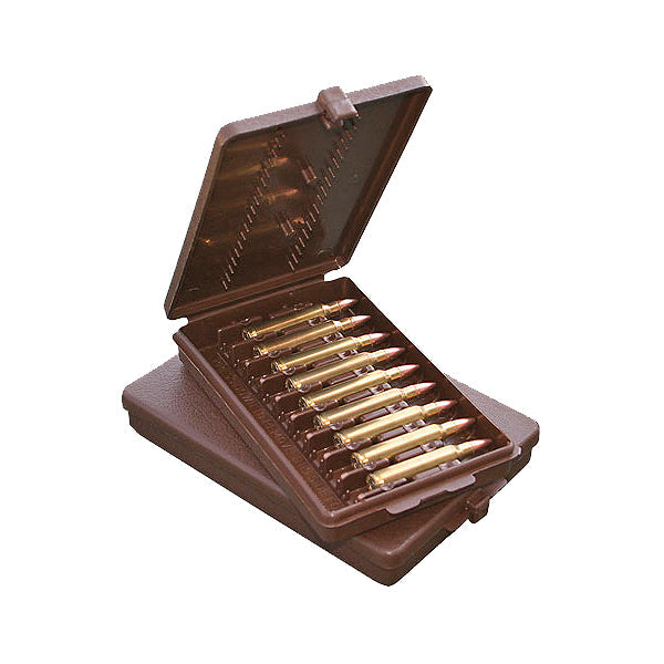 MTM Ammo Wallet Rifle Ammunition Carrier 9-Round 222 Remington to 30-30 Winchester Brown