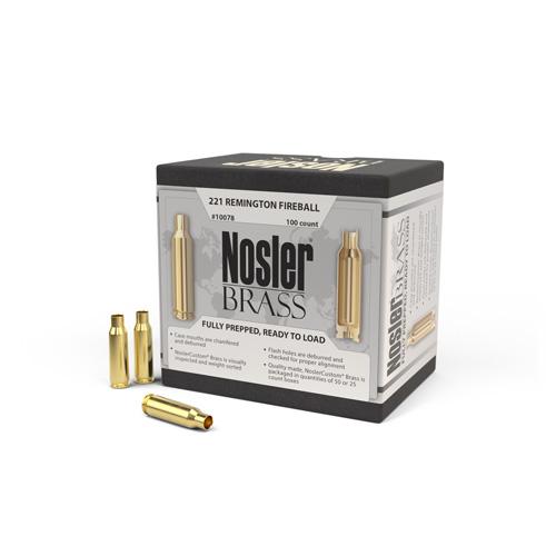 Nosler Custom Brass 221 Remington Fireball Unprimed 100/Box