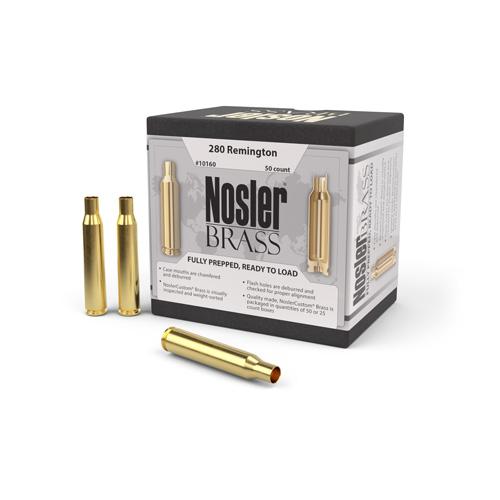 Nosler Custom Brass 280 Remington Unprimed 50/Box