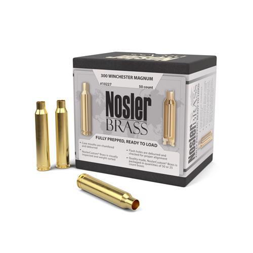 Nosler Custom Brass 300 Winchester Magnum Unprimed 50/Box