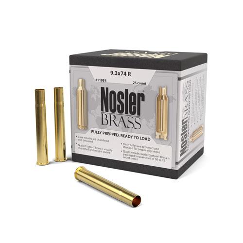 Nosler Custom Brass 9.3 X 74R Unprimed 25/Box
