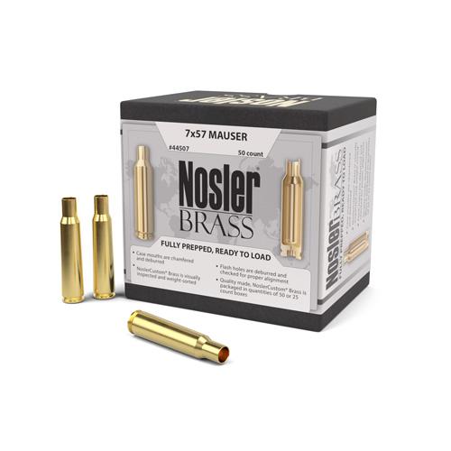 Nosler Custom Brass Unprimed 7 X 57 Mauser 50/Box