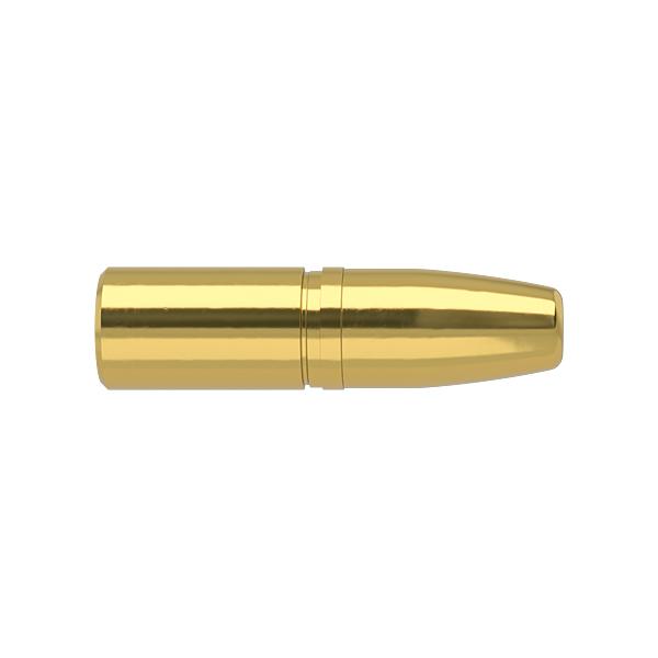 Nosler Solid Bullets 375 Calibre (0.375" diameter) 300 Grain Flat Nose Flat Base Lead-Free 25/Box