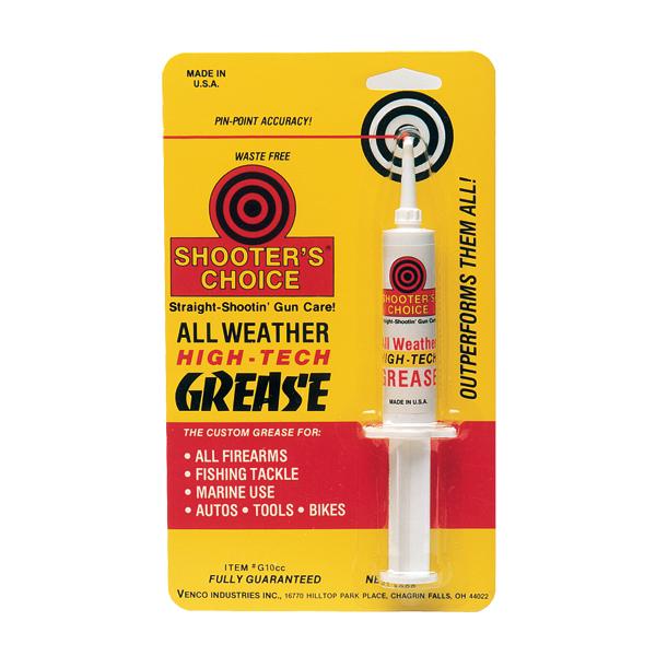 Shooter's Choice All Weather High-Tech Gun Grease, 10cc Syringe