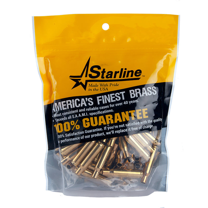 Starline Brass 222 Remington Unprimed 100/Bag