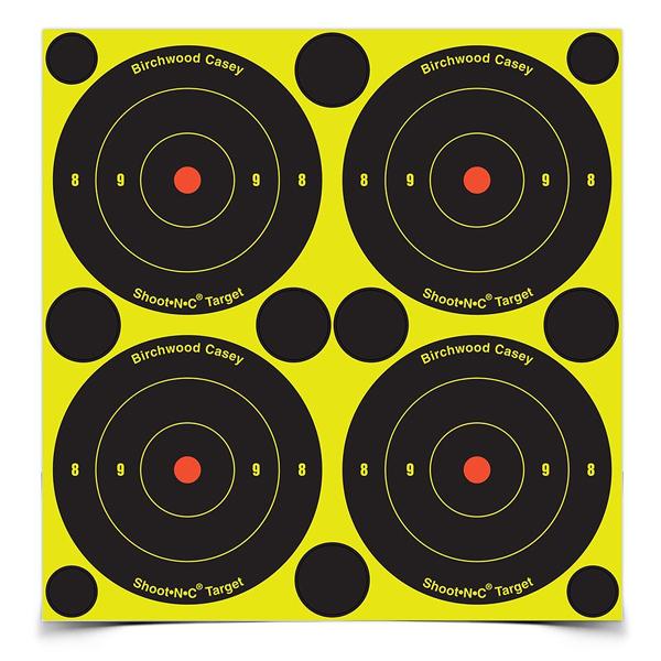 Birchwood Casey Shoot-N-C&reg; 3 Inch Bull's-Eye, 48 Targets - 120 Pasters