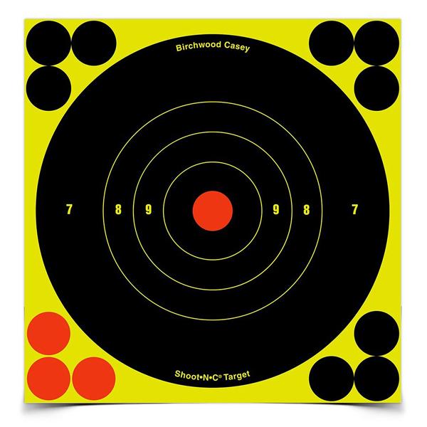 Birchwood Casey Shoot-N-C&reg; 6 Inch Bull's-Eye, 60 Targets - 720 Pasters