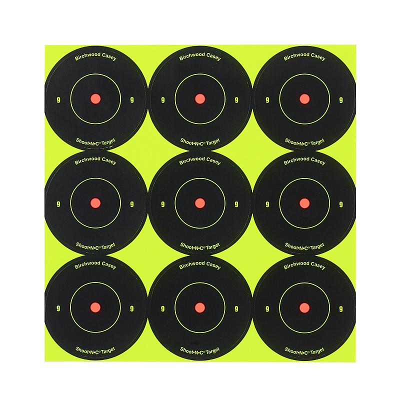Birchwood Casey Shoot-N-C&reg; 2" Bullseye Reactive Targets 108/Package