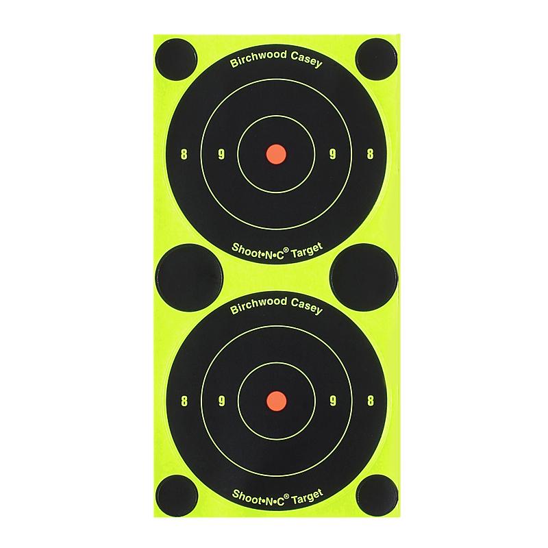Birchwood Casey Shoot-N-C&reg; 3 Inch Target Bullseye with Pasters 48/Package