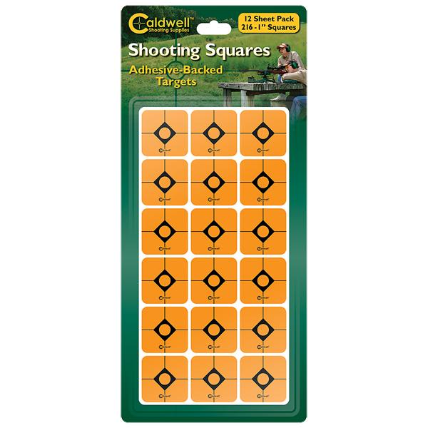 Caldwell Target Squares 1 Inch / 216 Squares/Pack