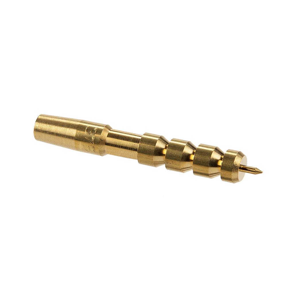 Dewey Brass Rifle Cleaning Jag .375 Calibre Speartip 12-28 Thread