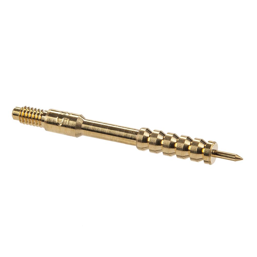 Dewey Brass Rifle Cleaning Jag .26 Calibre and 6.5MM, Speartip 8-32 Male Thread