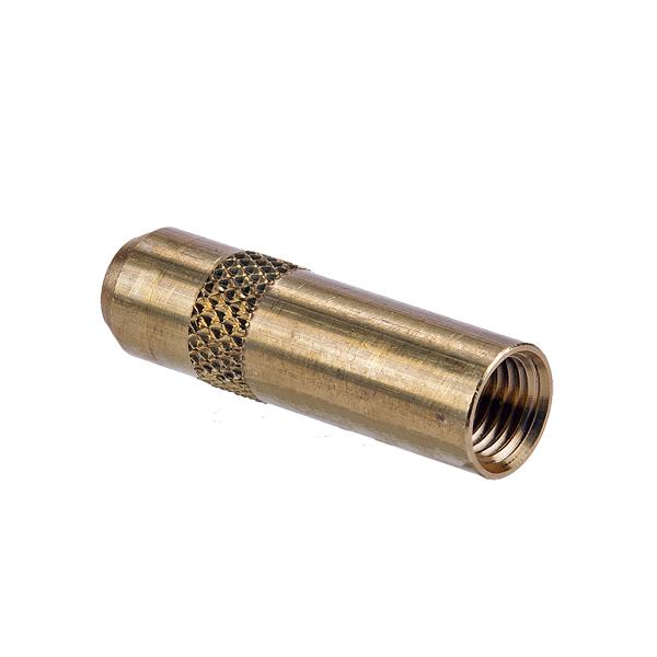 Dewey Brass Thread Adapter Converts 12-28 Male to 5/16-27 Female