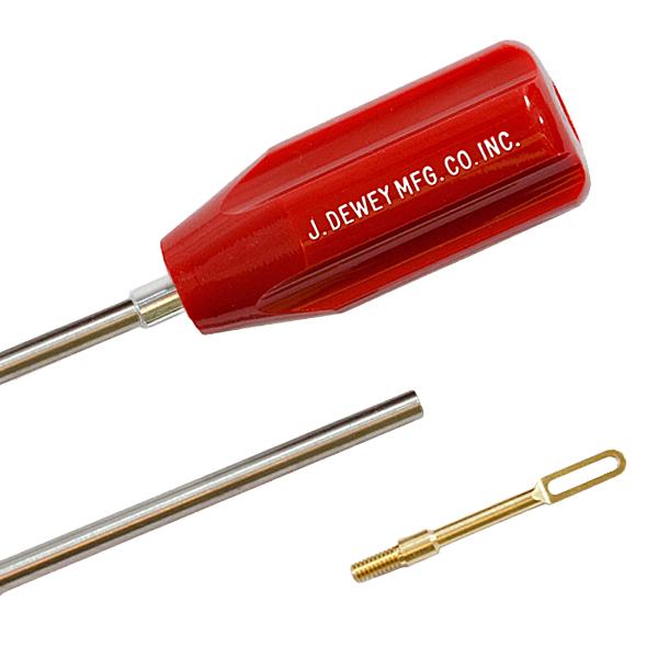 Dewey 1-Piece .22 to 6.5MM 44 inch Stainless Steel Cleaning Rod, 8