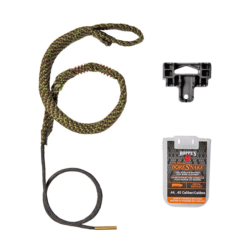 Hoppe's BoreSnake Den Pistol Bore Cleaner with T-Handle, .44 Calibre - .45 Calibre