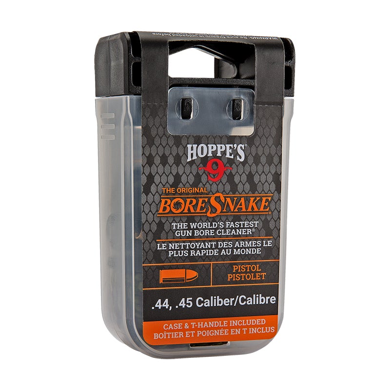 Hoppe's BoreSnake Den Pistol Bore Cleaner with T-Handle, .44 Calibre - .45 Calibre