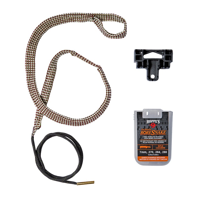 Hoppe's BoreSnake Den Rifle Bore Cleaner with T-Handle, .270, .280, .284 and 7MM Rifle