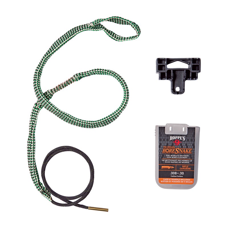 Hoppe's BoreSnake Den Rifle Bore Cleaner with T-Handle, .30 Calibre Rifle