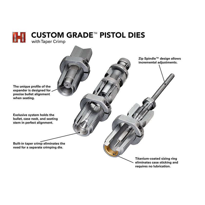 Hornady Custom Grade 44-40 WCF (Series II) Full Length Die Set