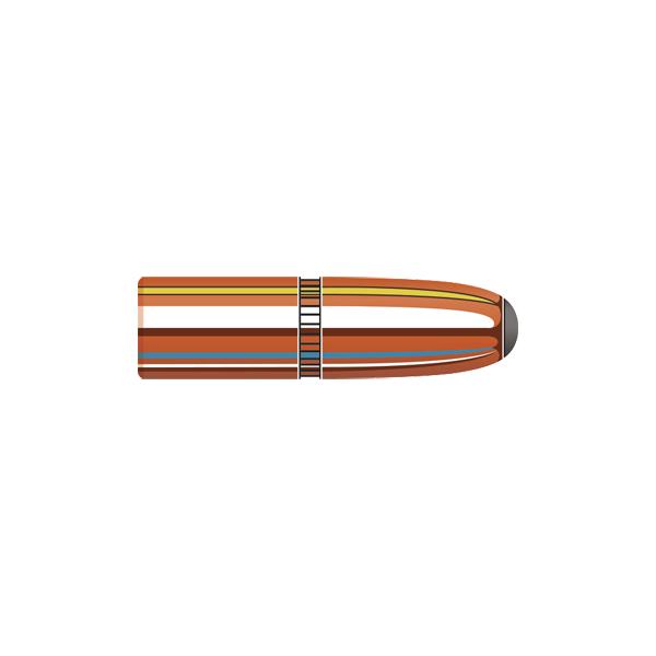 Hornady InterLock Bullets 25 Calibre (257" diameter) 117 Grain Round Nose 100/Box
