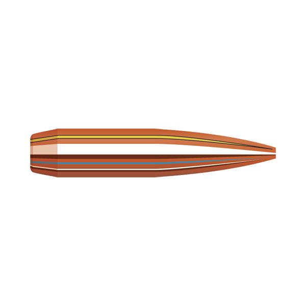 Hornady Match Bullets 264 Calibre, 6.5MM (0.264" diameter) 140 Grain Hollow Point Boat Tail 100/Box