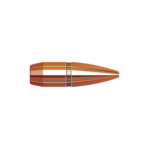 Hornady Match Bullets 6.8MM (0.277" diameter) 110 Grain, Boat Tail Hollow Point with cannelure 100/Box