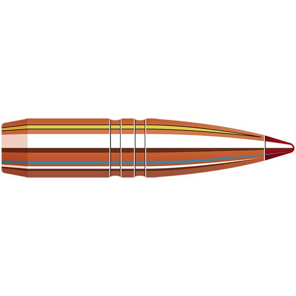 Hornady CX Bullets 28 Calibre, 7MM (0.284" diameter) 139 Grain Polymer Tip Lead-Free 50/Box