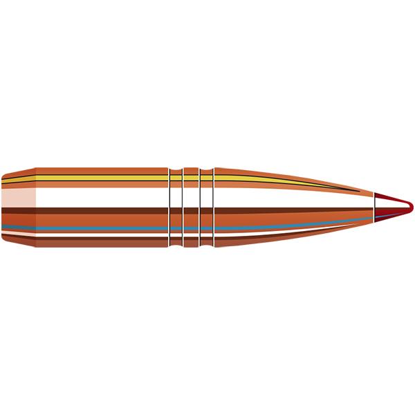 Hornady CX Bullets 28 Calibre, 7MM (0.284" diameter) 160 Grain Polymer Tip Lead-Free 50/Box