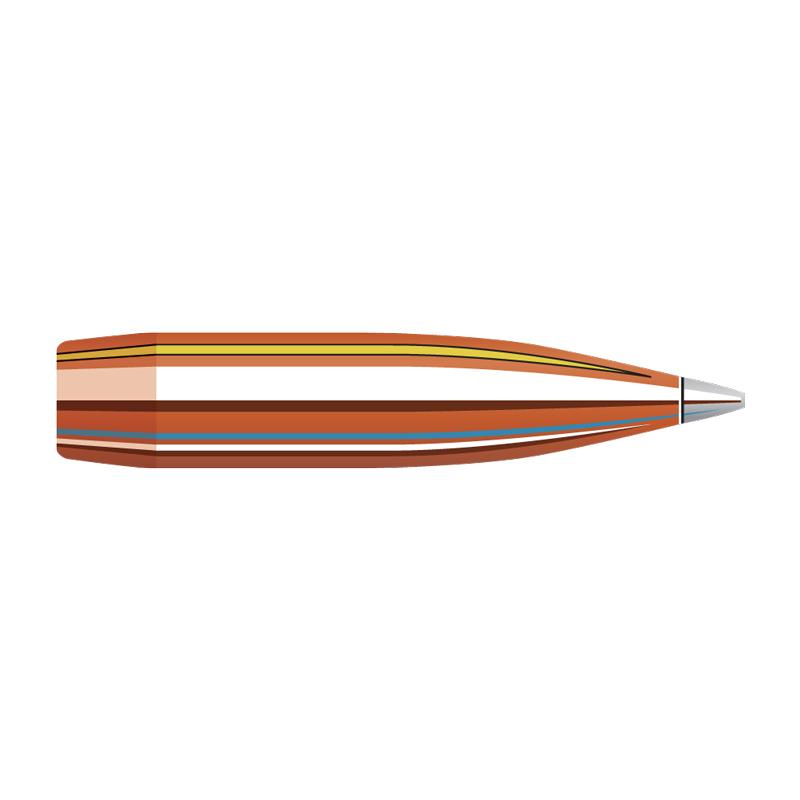 Hornady A-Tip Match Bullets 284 Calibre, 7MM (0.284" diameter) 166 Grain Aluminium Tip 50/Box