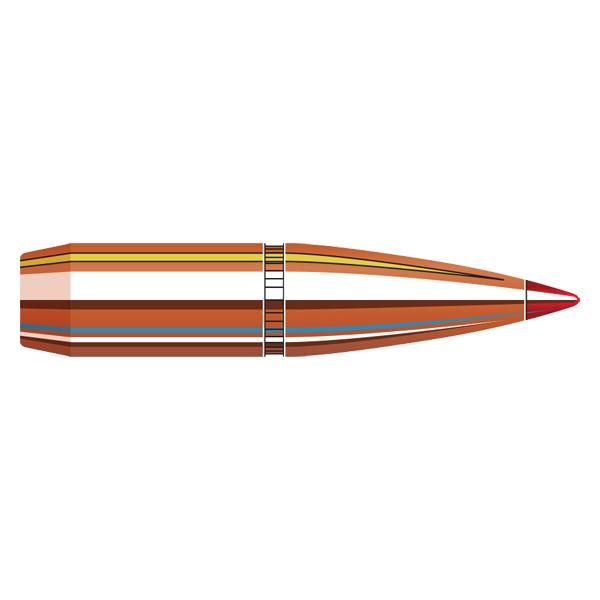 Hornady SST Bullets 28 Calibre, 7MM (0.284" diameter) 162 Grain, Polymer Tip Boat Tail 100/Box
